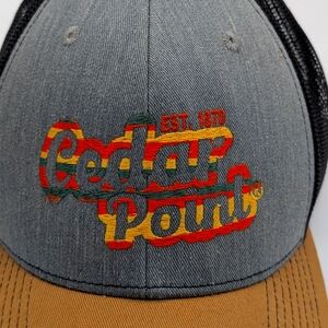 Cedar Point Gray and Tan Cap